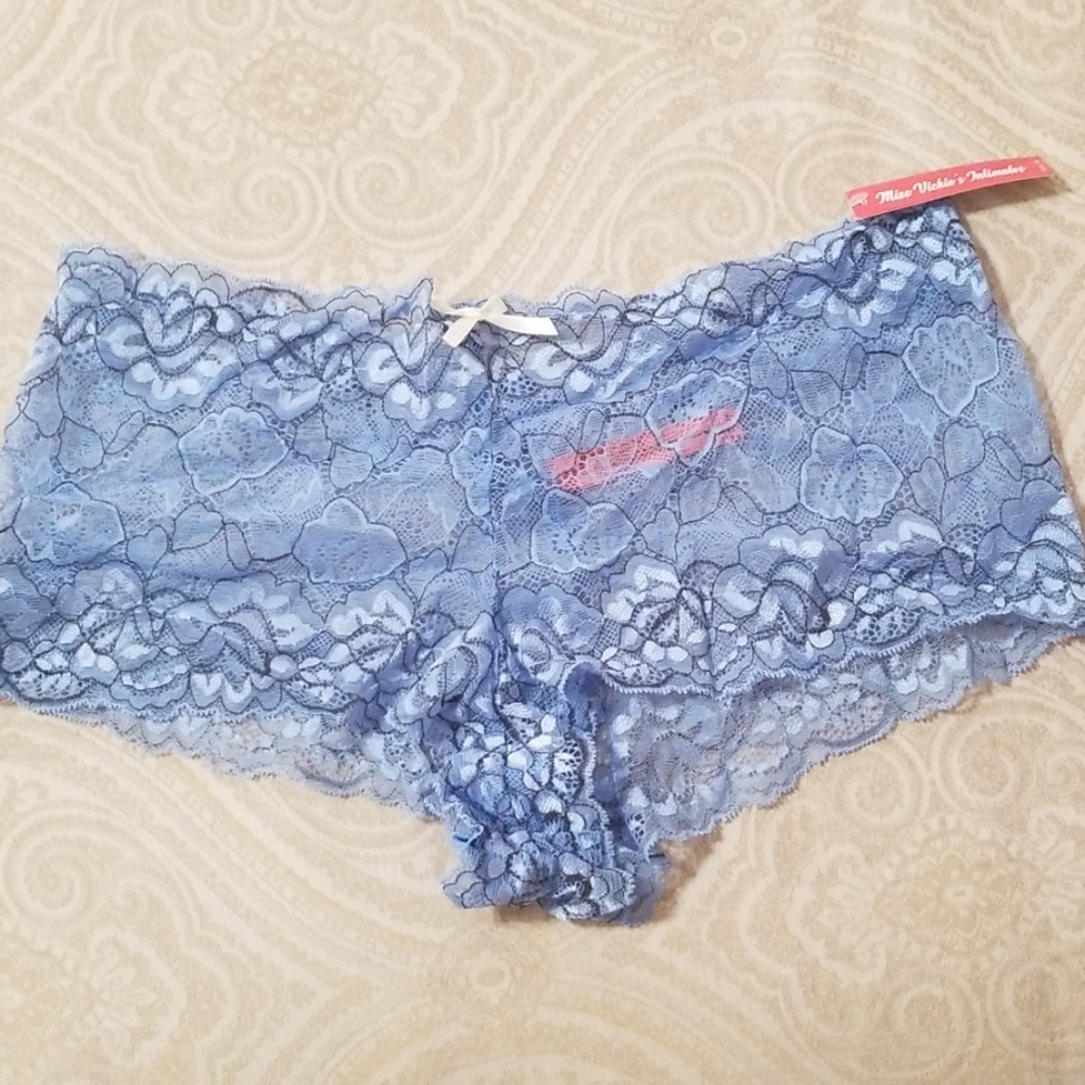 Pretty Blue Lace Panty